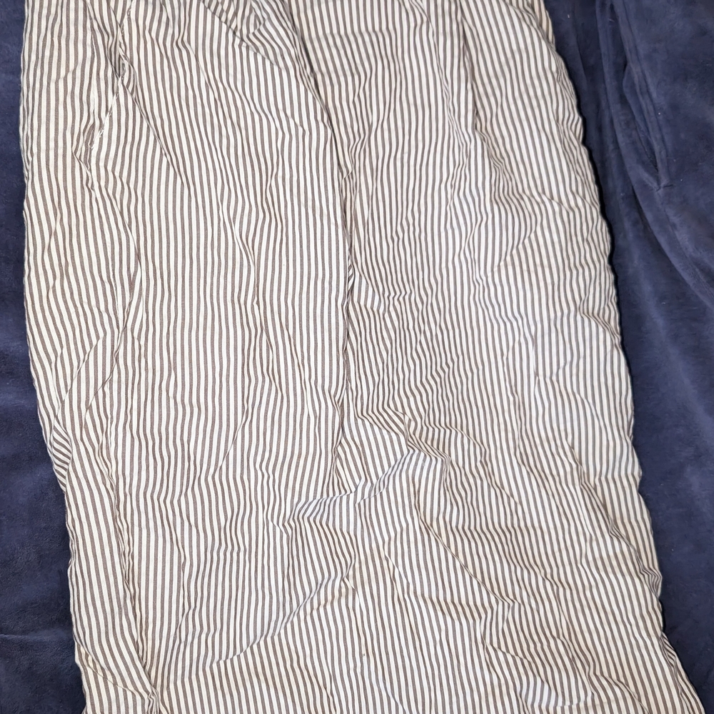 Dana Buchman Men's Striped Khaki Chinos